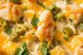 Green Chile Chicken Casserole