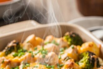 Baked Potato Chicken Broccoli Casserole