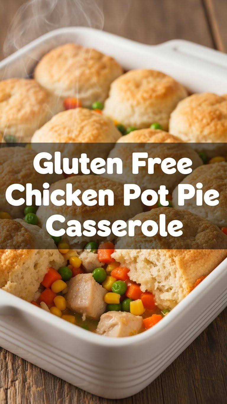 Gluten Free Chicken Pot Pie Casserole