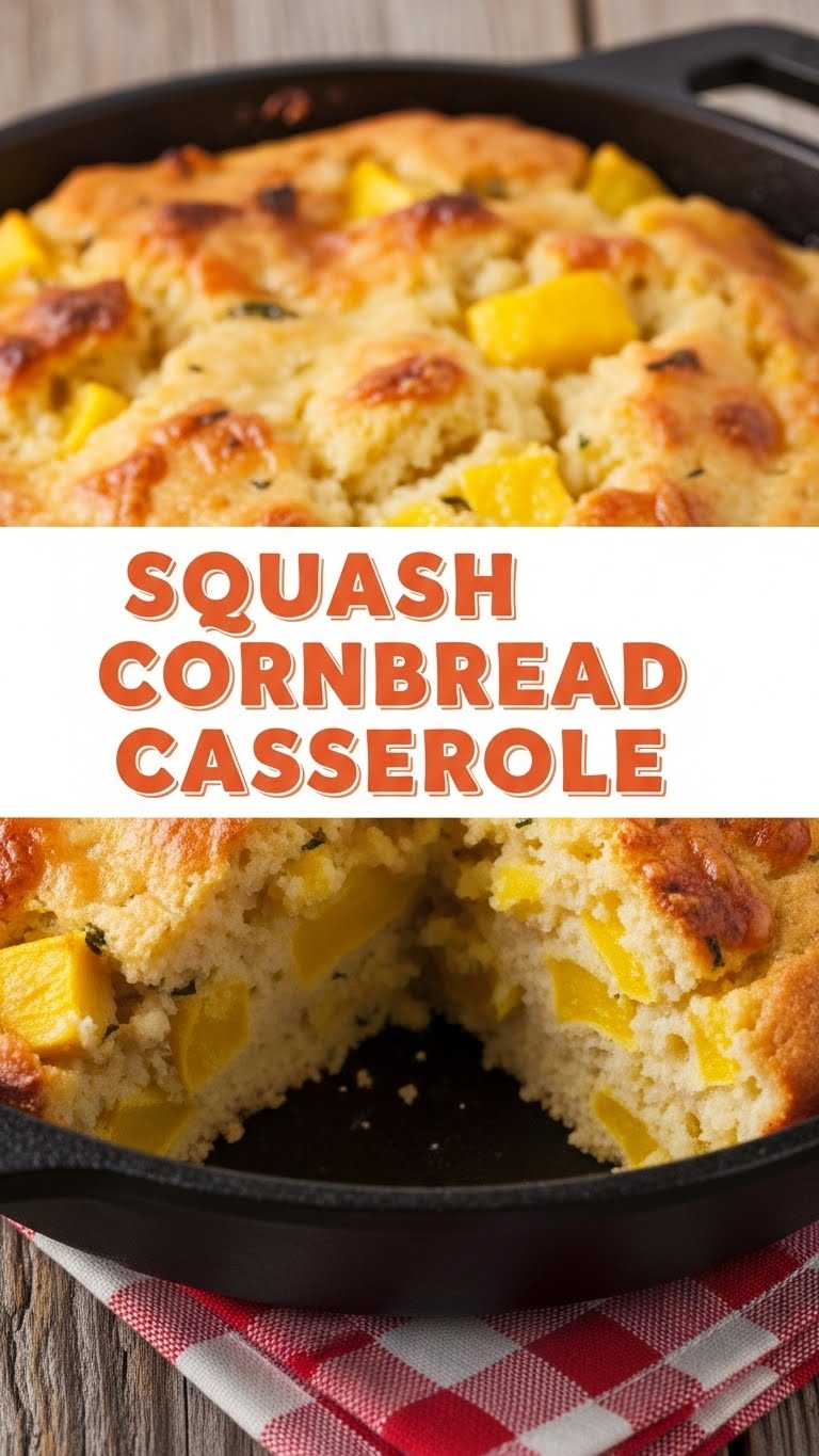 Squash Cornbread Casserole
