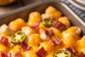 Chicken Popper Casserole