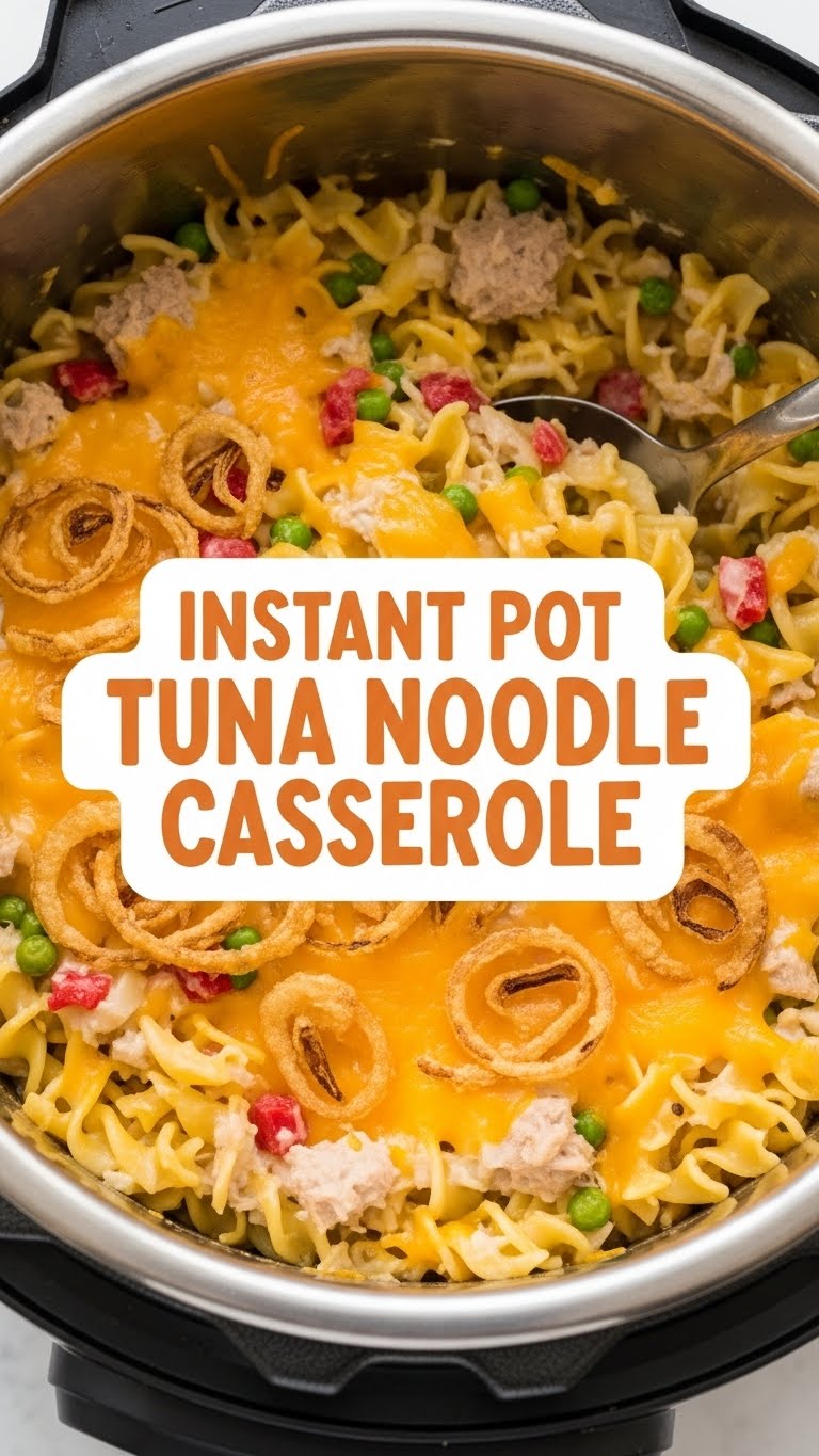 Instant Pot Tuna Noodle Casserole