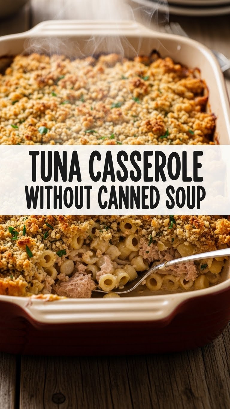 Tuna Casserole Without Canned Soup