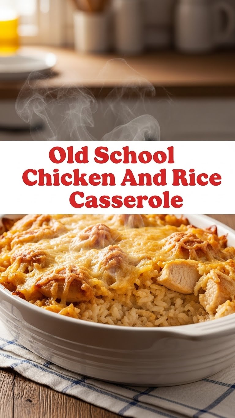 Old School Chicken And Rice Casserole