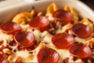 Pepperoni Pizza Casserole Recipe