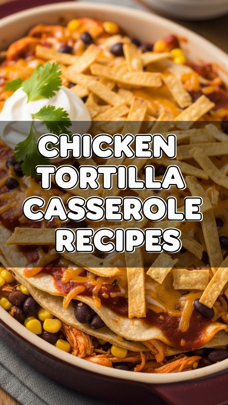 Chicken Tortilla Casserole Recipes