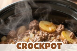 Crockpot Hamburger Potato Casserole