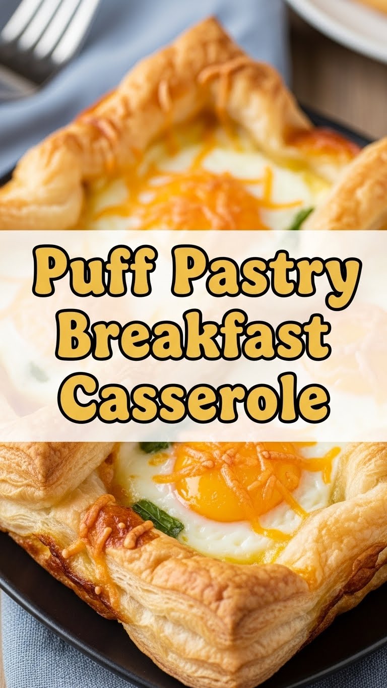 Puff Pastry Breakfast Casserole
