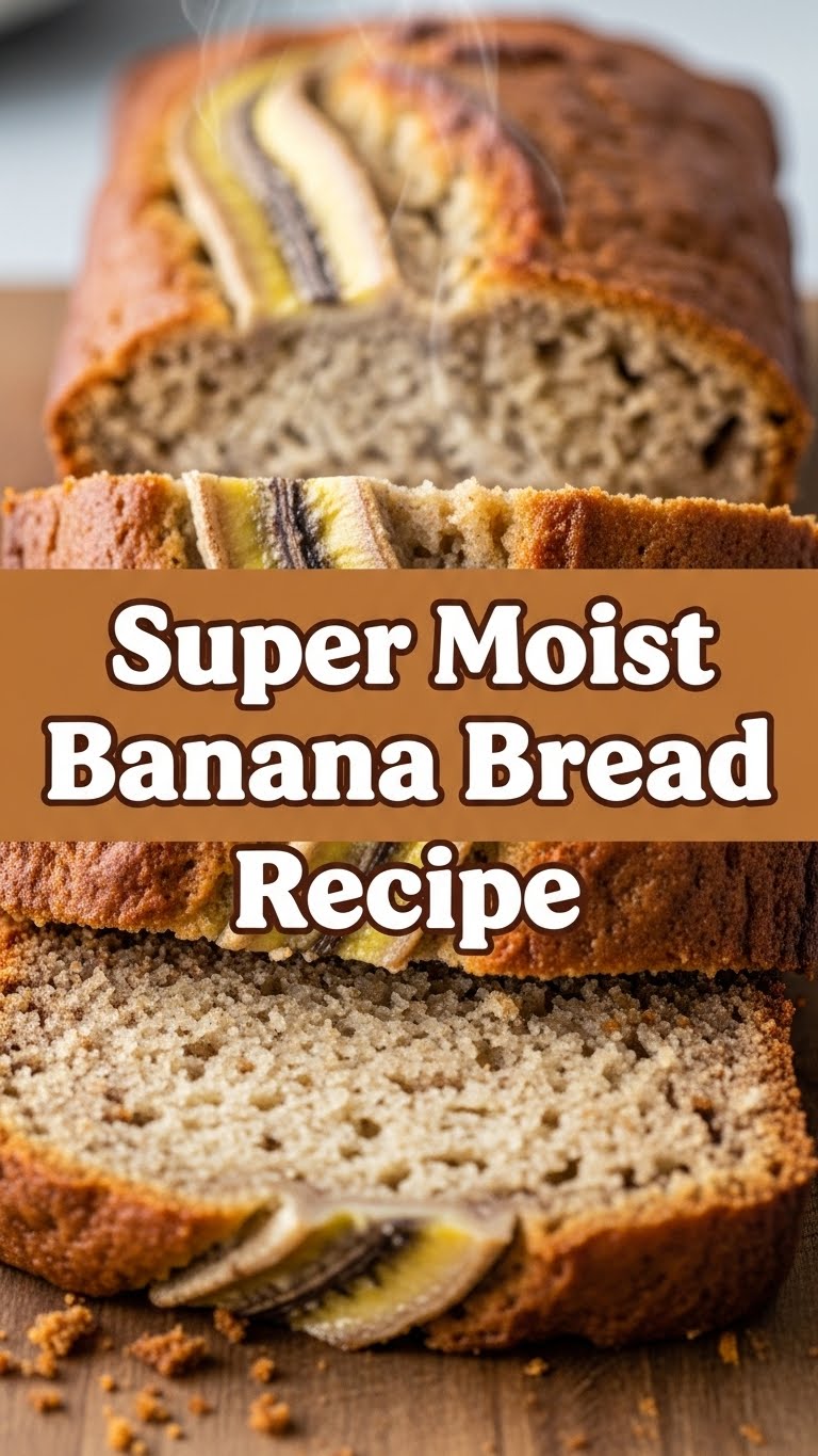 Super Moist Banana Bread Recipe
