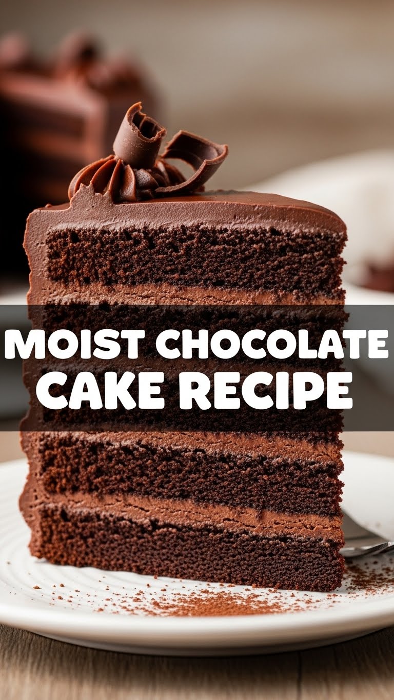 Moist Chocolate Cake Recipe