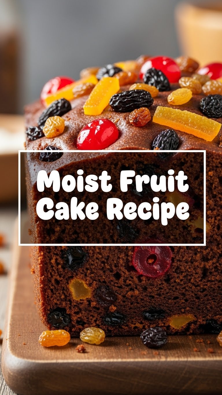 Moist Fruit Cake Recipe