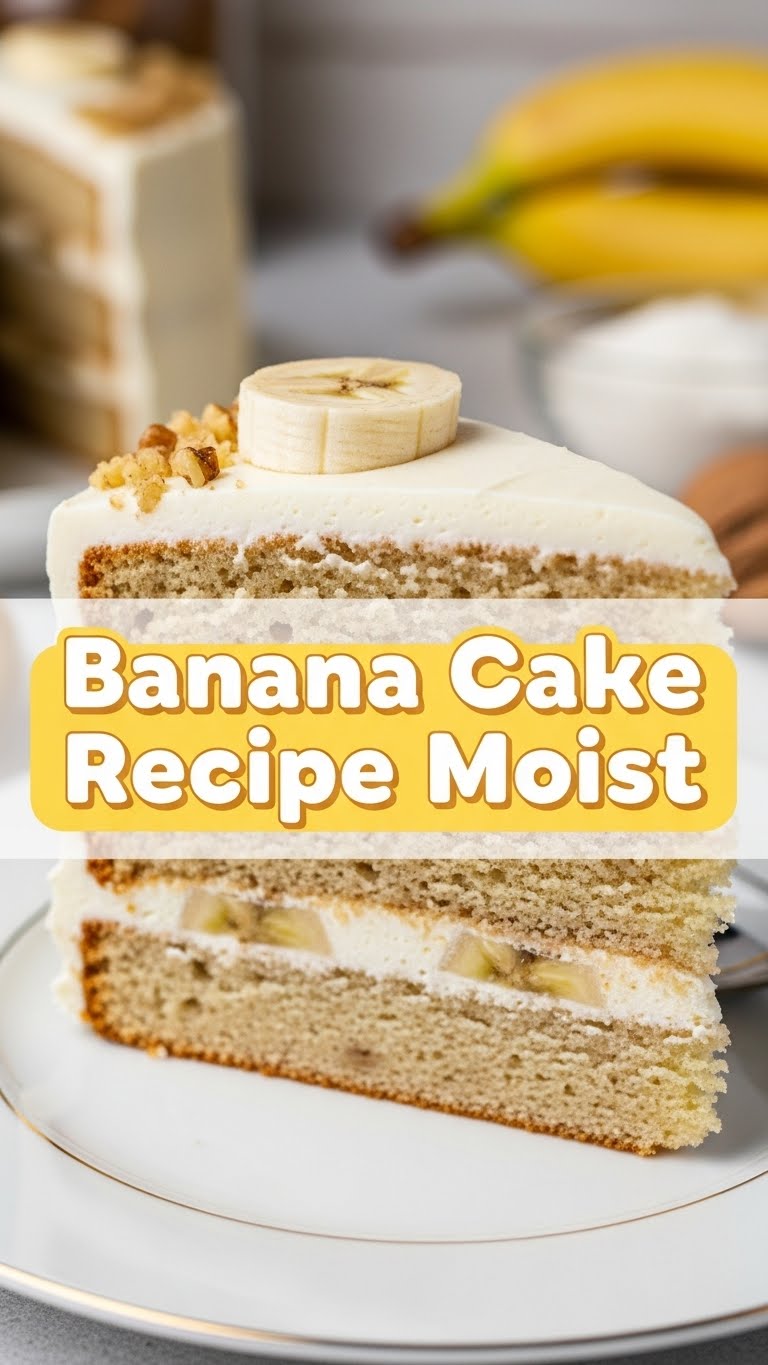 Banana Cake Recipe Moist