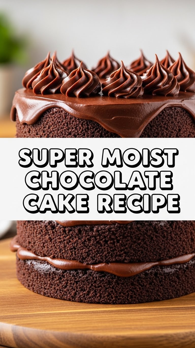 Super Moist Chocolate Cake Recipe
