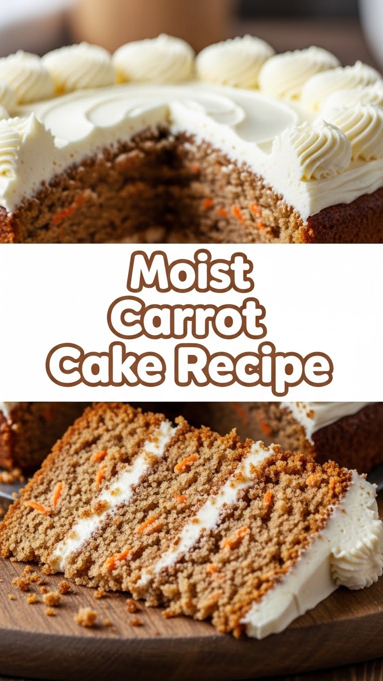 Moist Carrot Cake Recipe