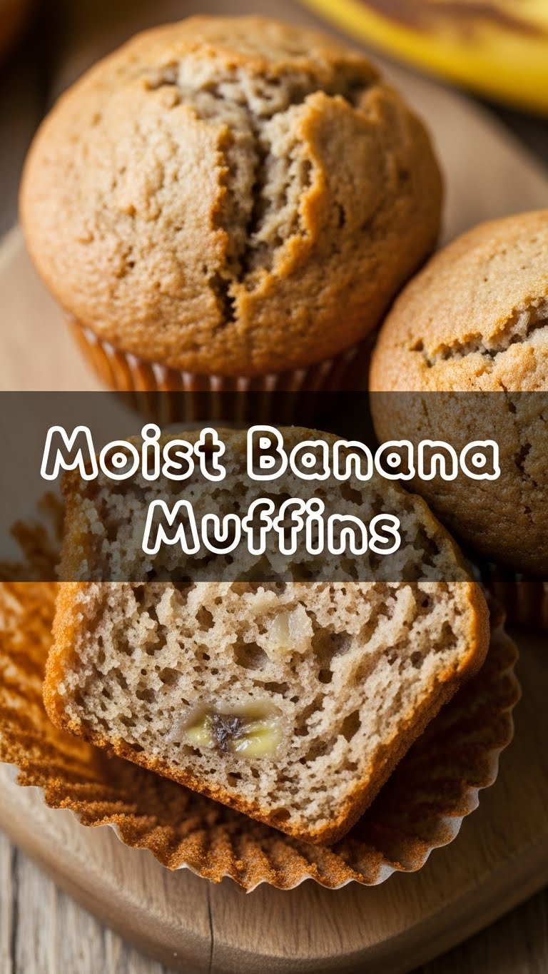 Moist Banana Muffins