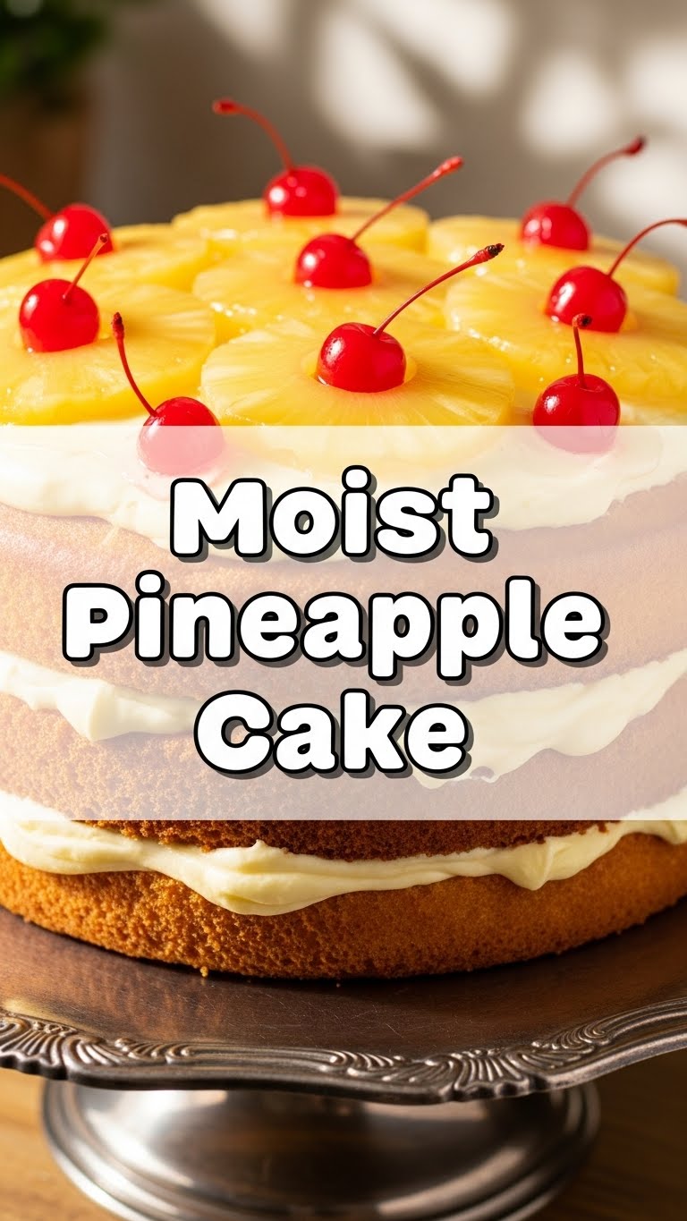 Moist Pineapple Cake