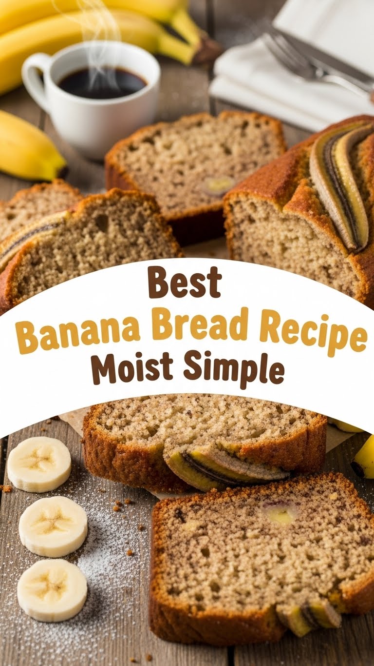 Best Banana Bread Recipe Moist Simple