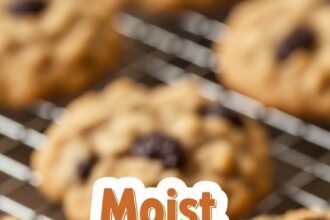Moist Oatmeal Raisin Cookies
