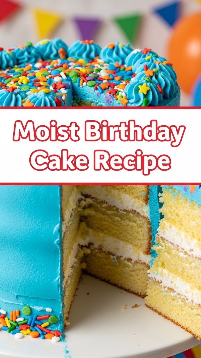 Moist Birthday Cake Recipe