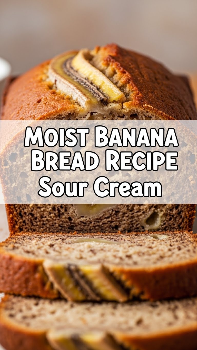 Moist Banana Bread Recipe Sour Cream