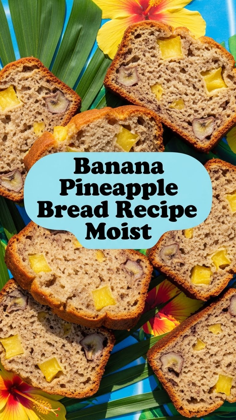 Banana Pineapple Bread Recipe Moist