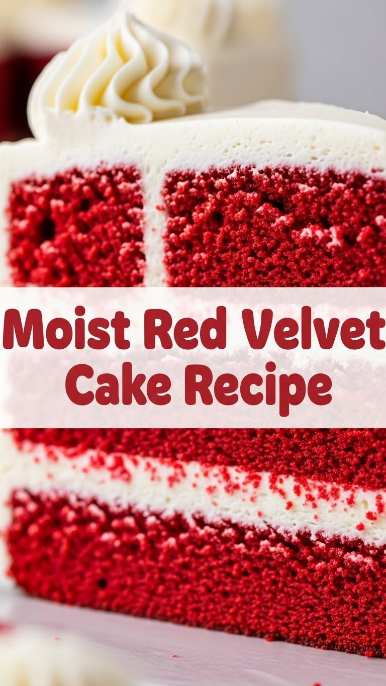 Moist Red Velvet Cake Recipe