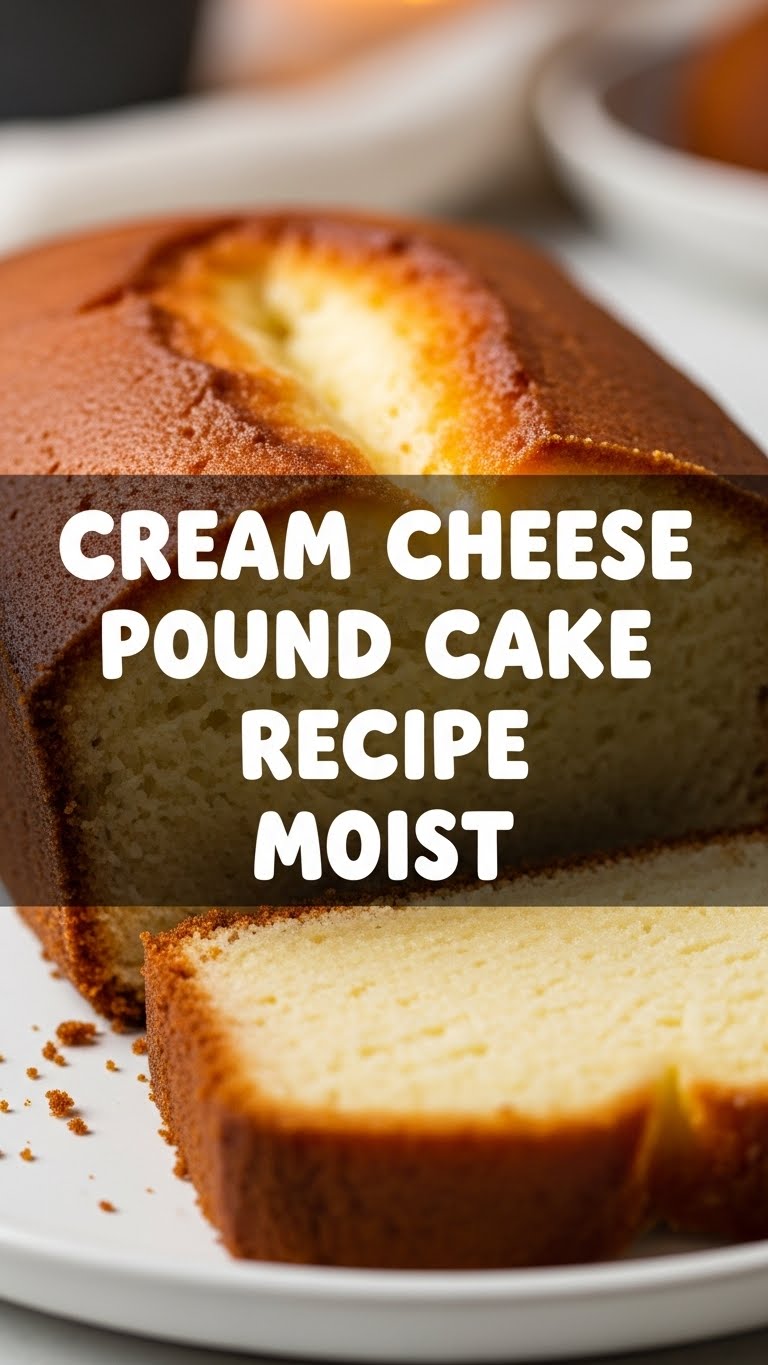 Cream Cheese Pound Cake Recipe Moist