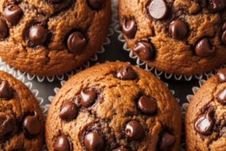 Moist Chocolate Chip Muffins