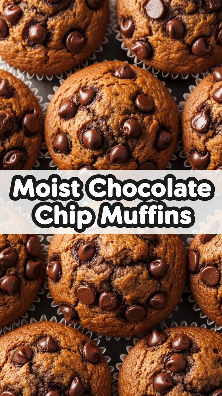 Moist Chocolate Chip Muffins