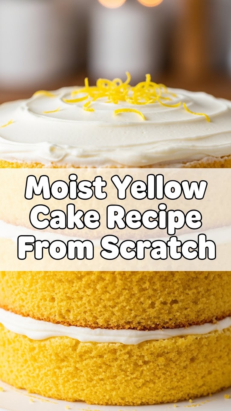 Moist Yellow Cake Recipe From Scratch