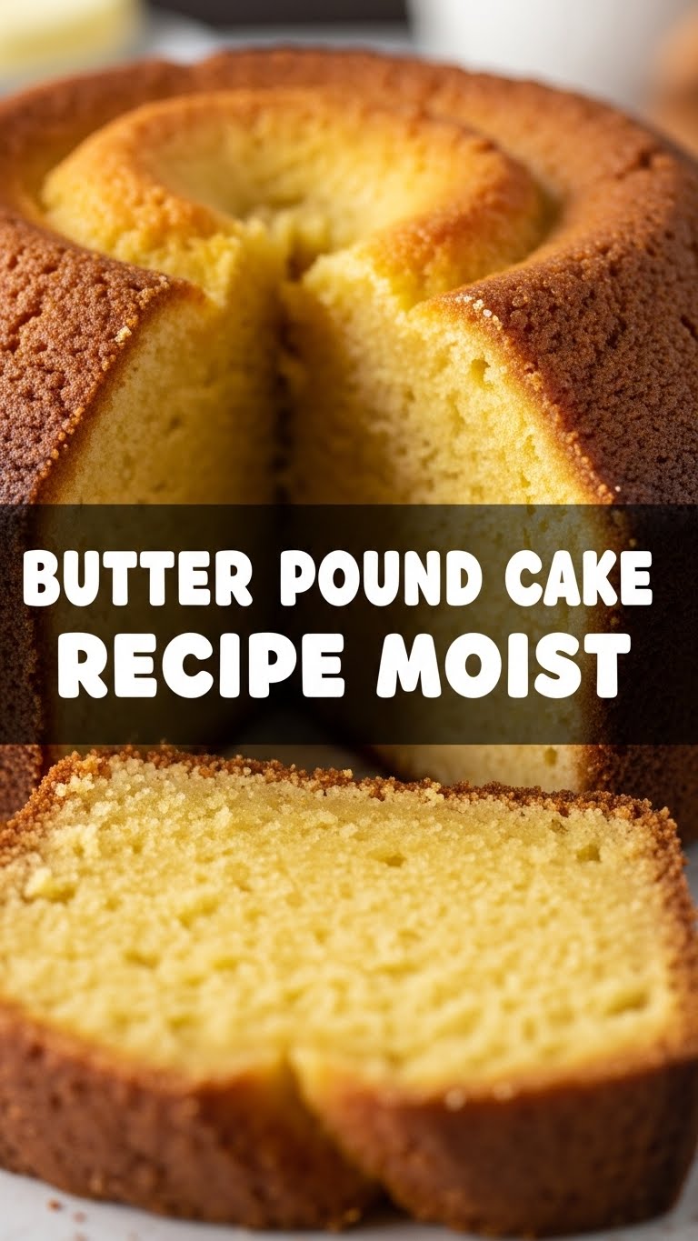 Butter Pound Cake Recipe Moist