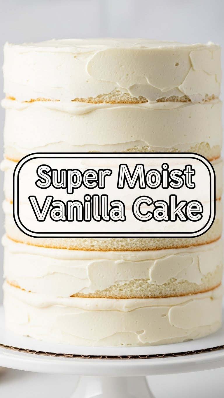 Super Moist Vanilla Cake