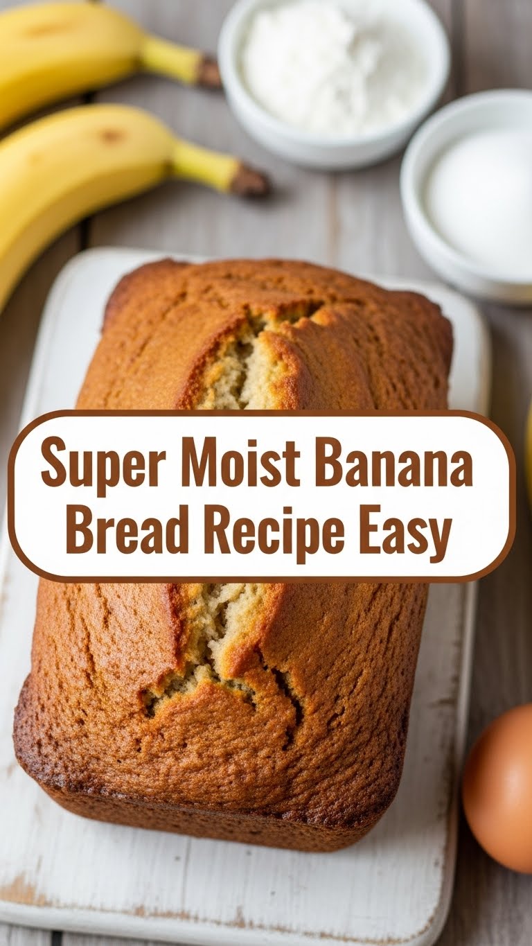 Super Moist Banana Bread Recipe Easy