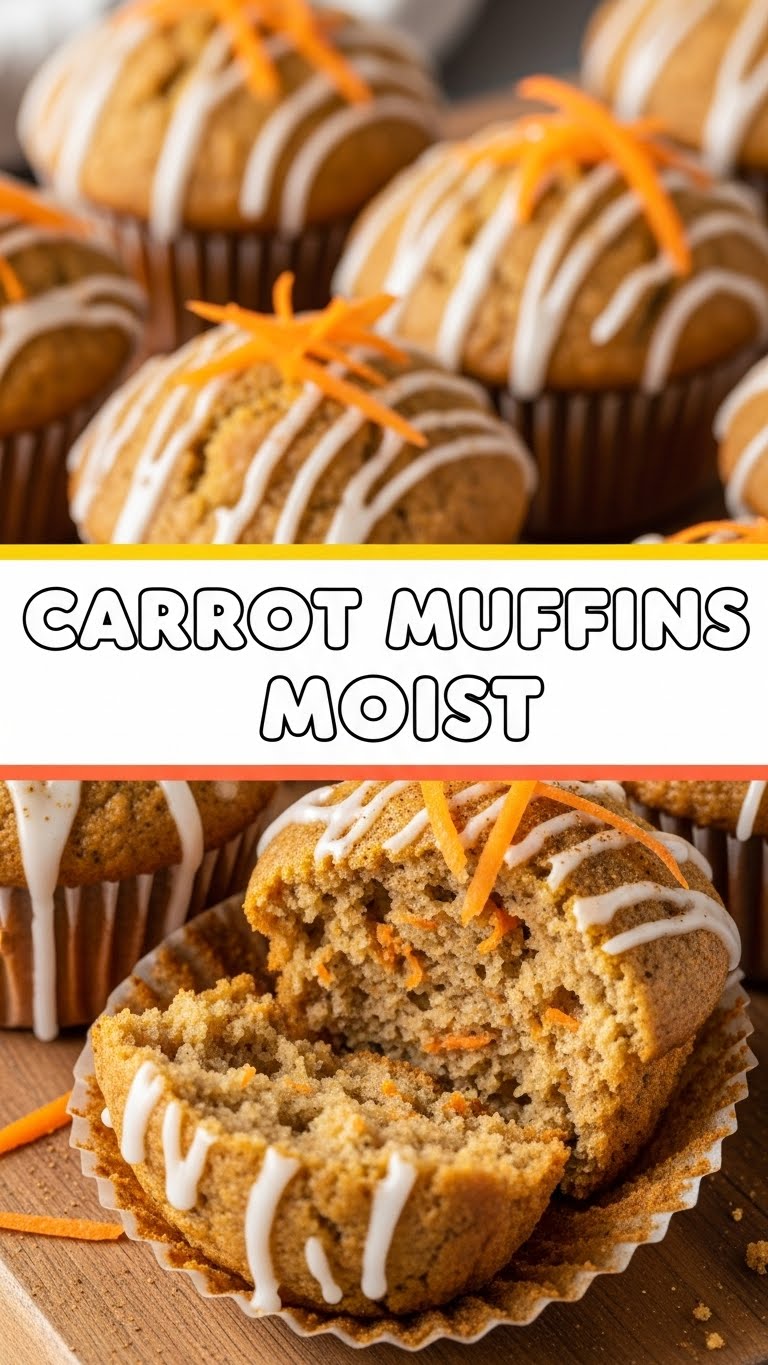 Carrot Muffins Moist