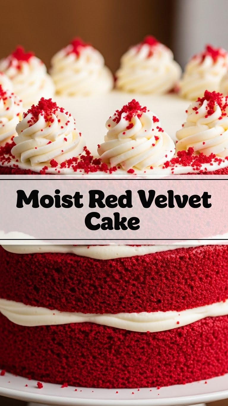 Moist Red Velvet Cake