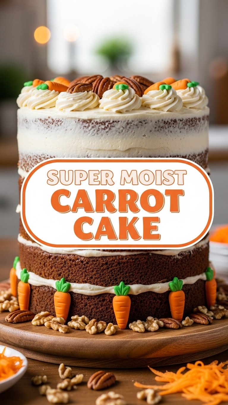Super Moist Carrot Cake