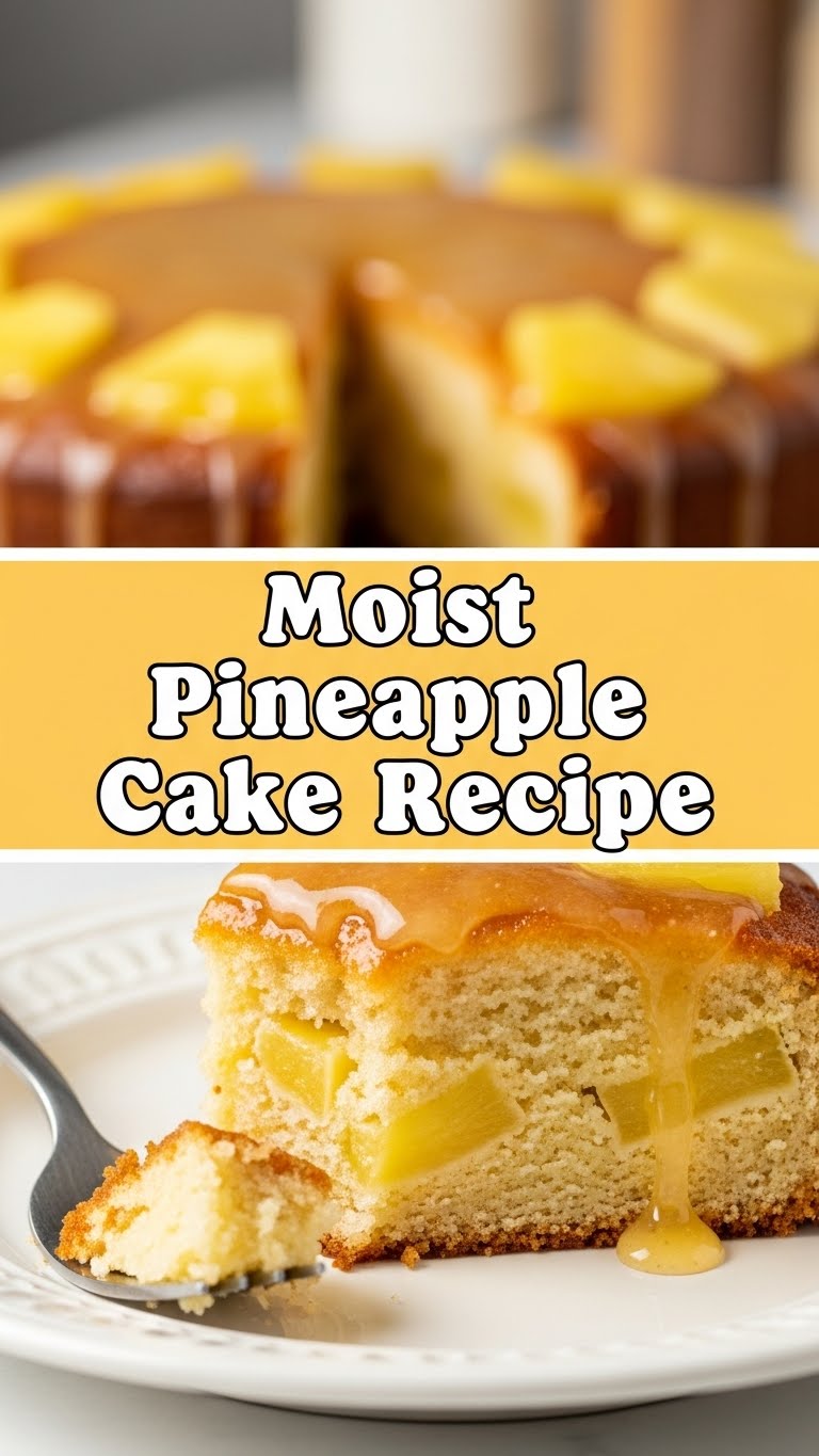 Moist Pineapple Cake Recipe