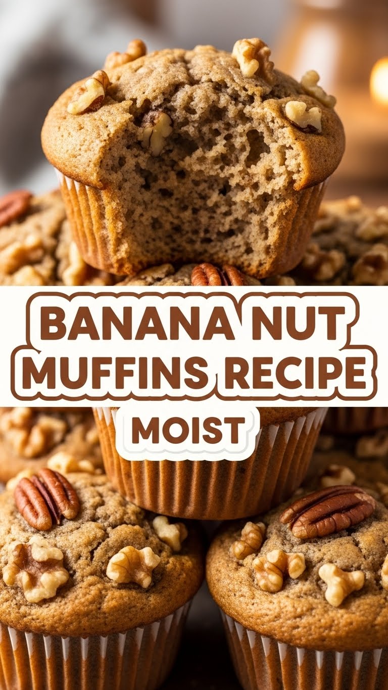 Banana Nut Muffins Recipe Moist