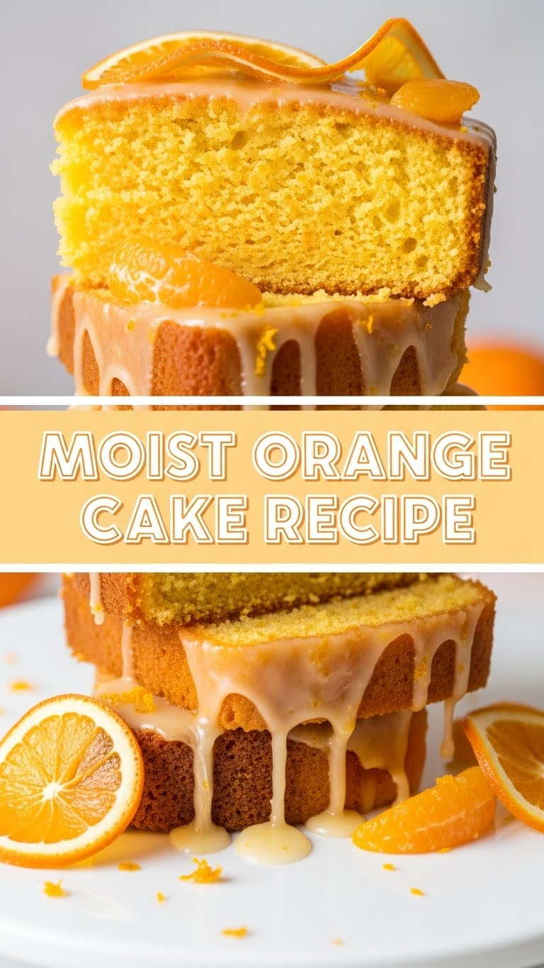 Moist Orange Cake Recipe
