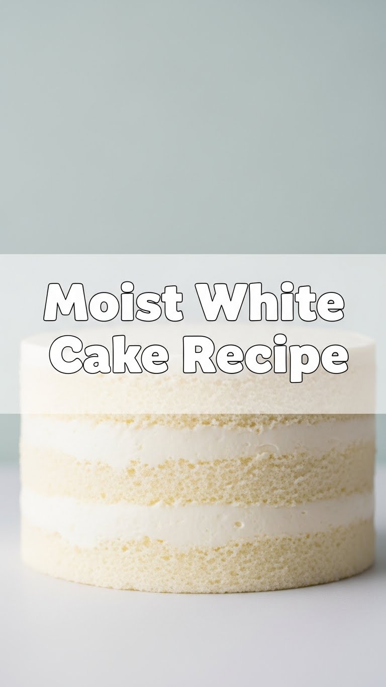 Moist White Cake Recipe