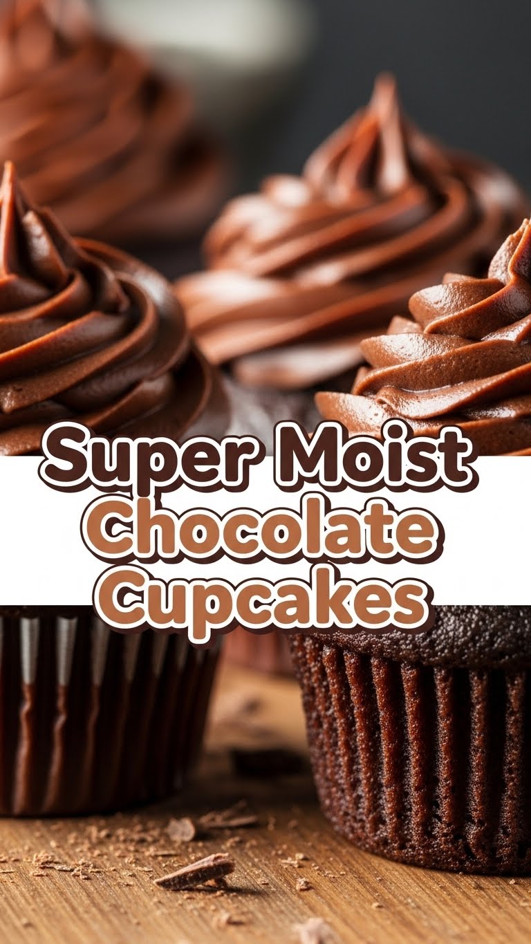 Super Moist Chocolate Cupcakes