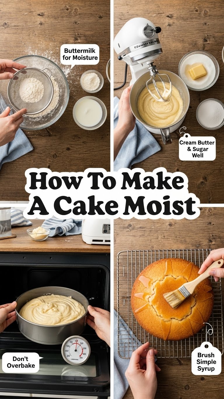 How To Make A Cake Moist