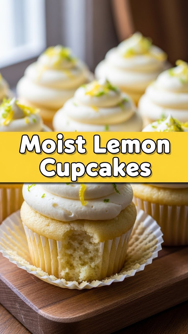 Moist Lemon Cupcakes