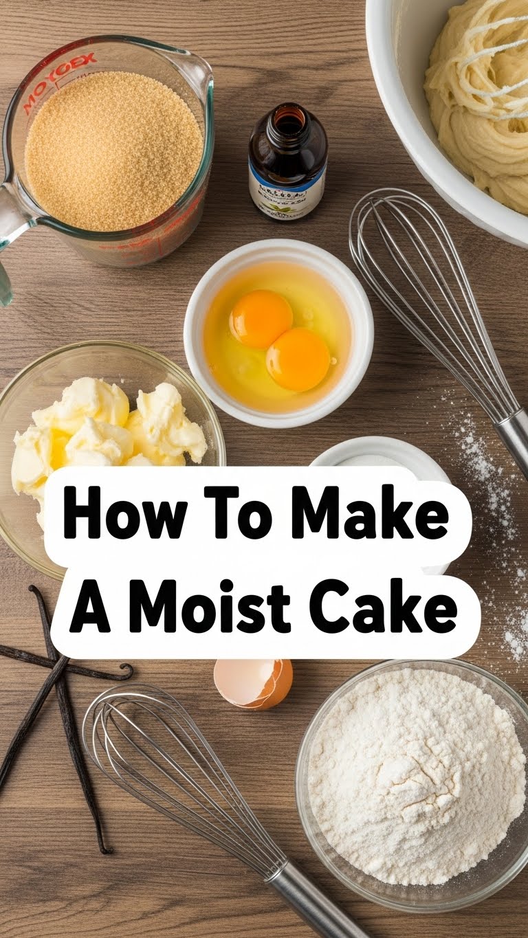 How To Make A Moist Cake