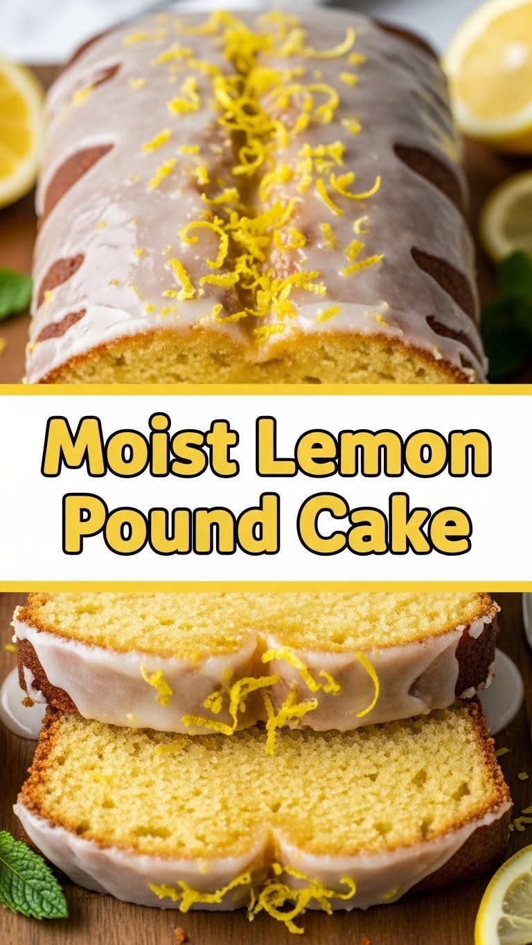 Moist Lemon Pound Cake