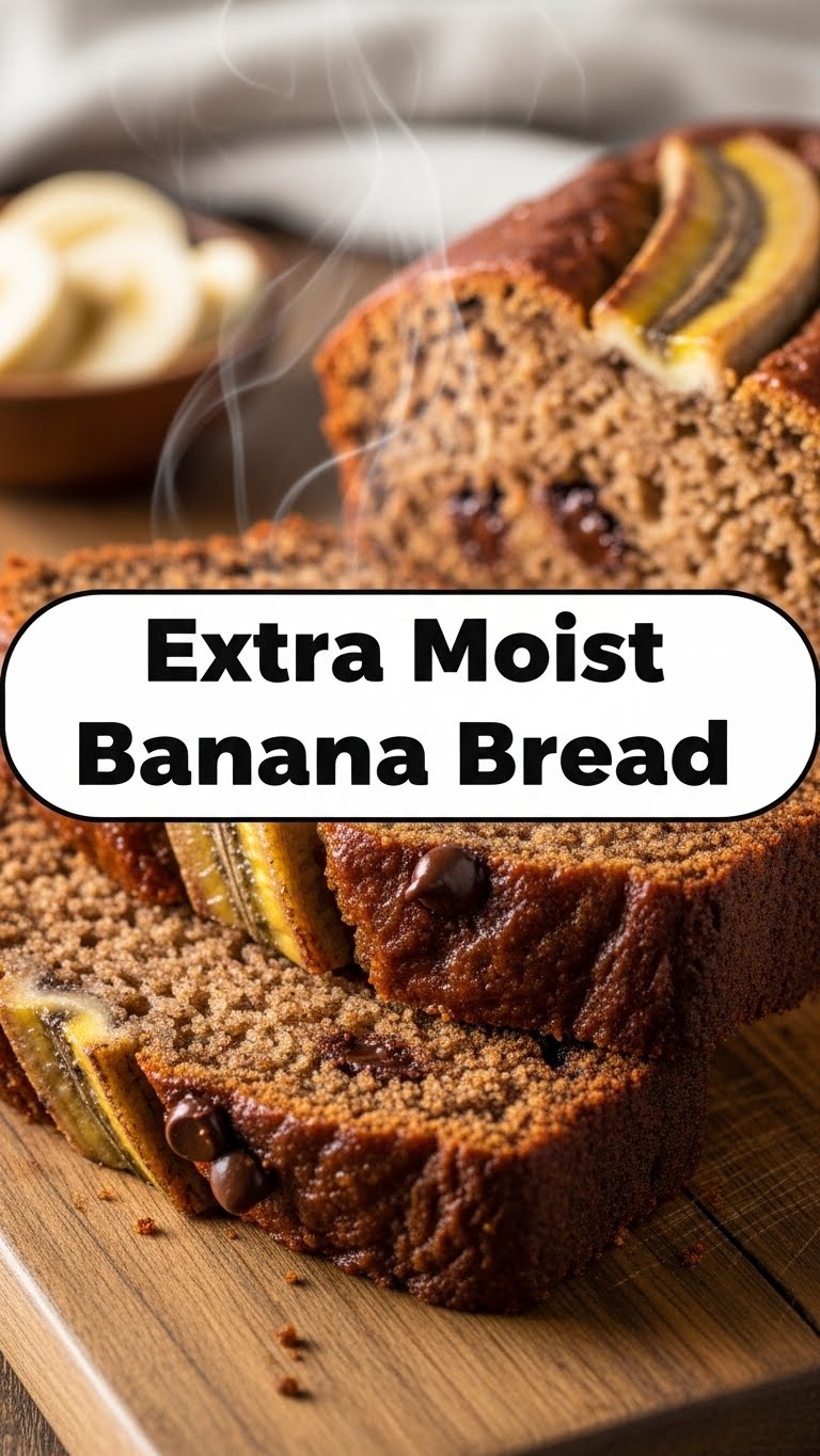Extra Moist Banana Bread