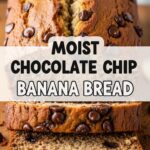 Moist Chocolate Chip Banana Bread