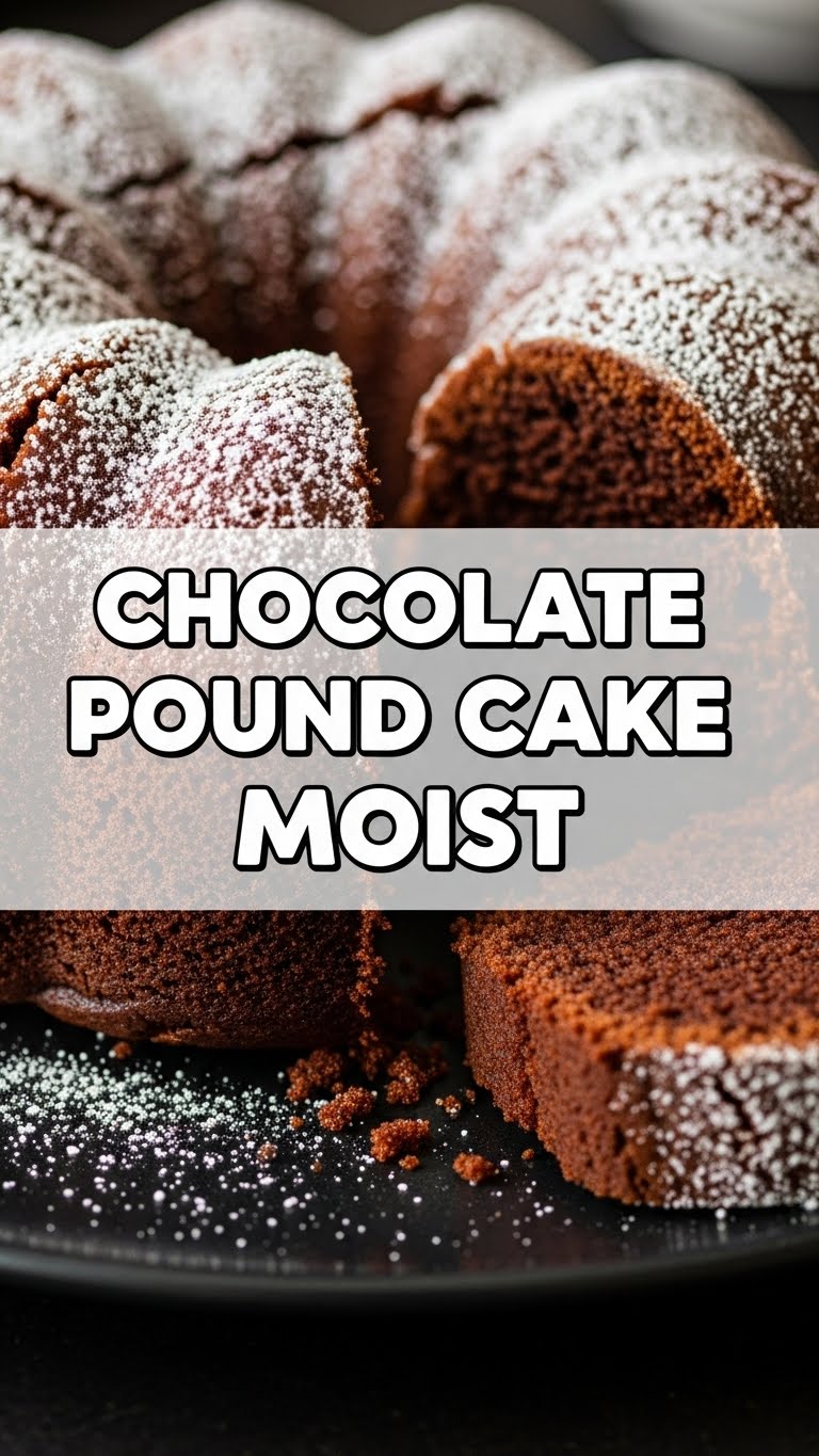 Chocolate Pound Cake Moist