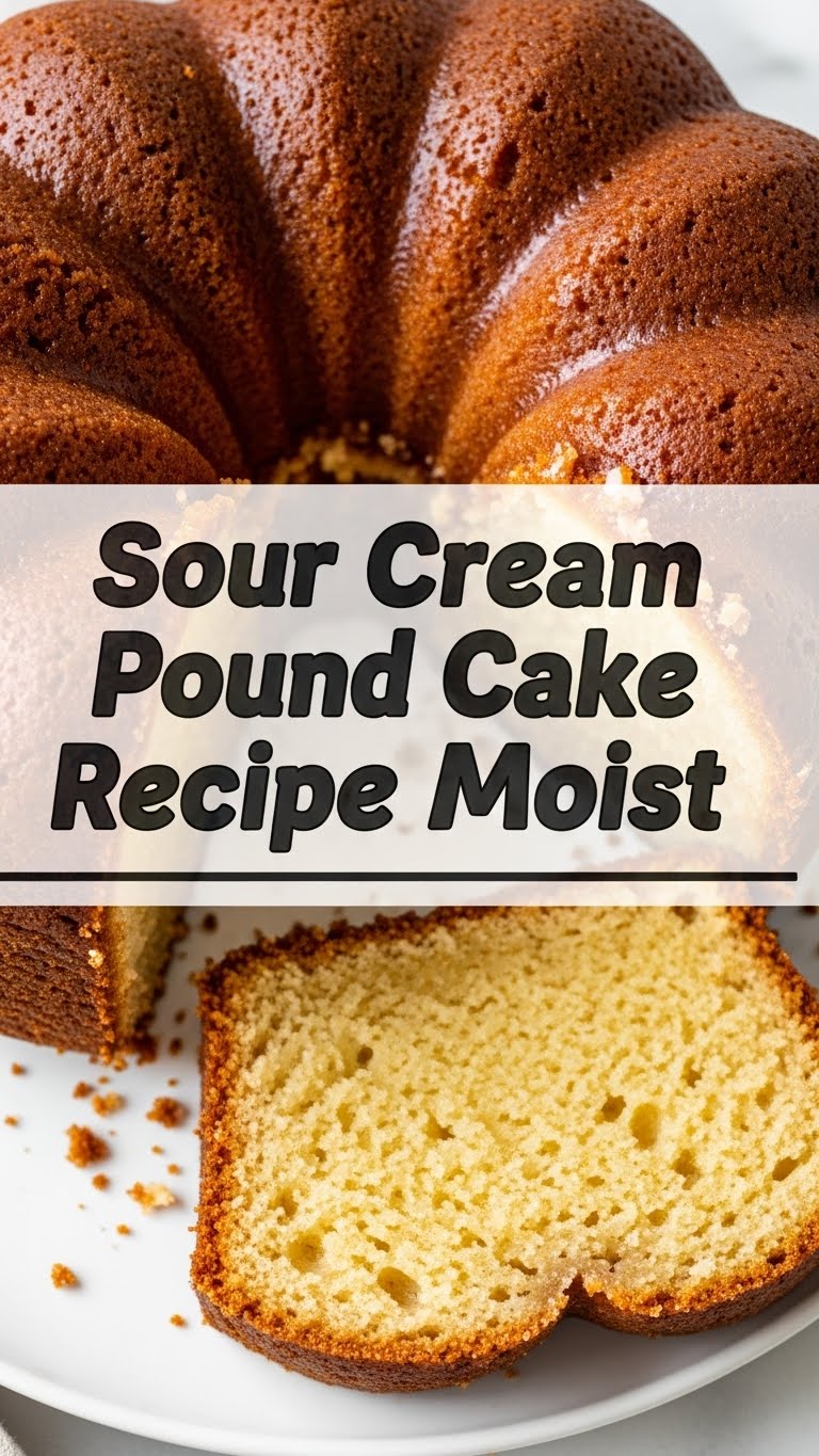 Sour Cream Pound Cake Recipe Moist