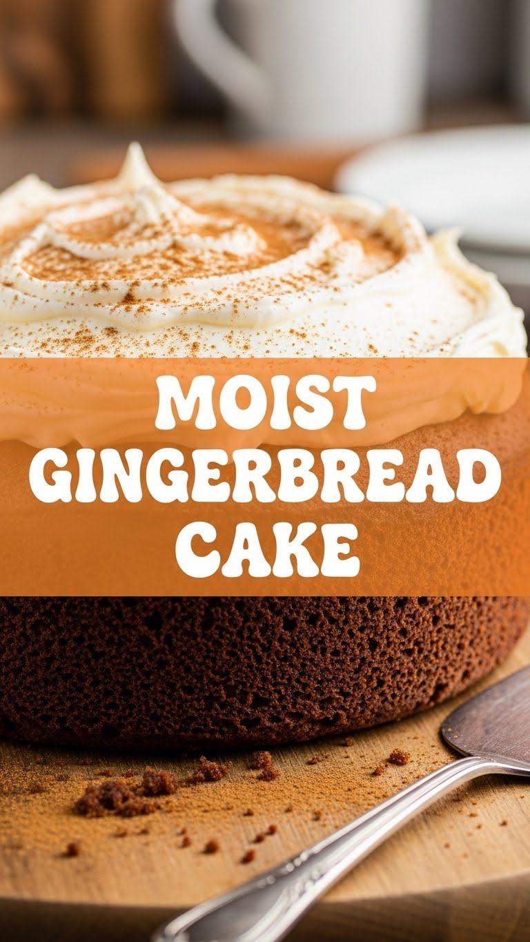 Moist Gingerbread Cake